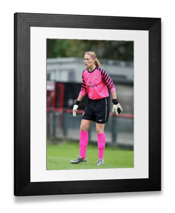 Framed Print : Arsenal's Emma Byrne Shines in 9-0 UEFA Women's Champions League Victory over ZFK Masinac Framed Print : Arsenal's Emma Byrne Shines in 9-0 UEFA Women's Champions League Victory over ZFK Masinac
