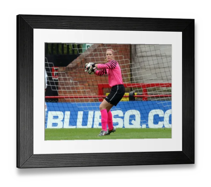 Framed Print : Arsenal's Emma Byrne Leads Historic 9-0 UEFA Women's Champions League Victory Framed Print : Arsenal's Emma Byrne Leads Historic 9-0 UEFA Women's Champions League Victory