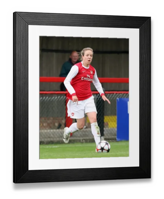 Framed Print : Arsenal's Gemma Davison Scores in 9-0 UEFA Women's Champions League Victory over ZFK Masinac Framed Print : Arsenal's Gemma Davison Scores in 9-0 UEFA Women's Champions League Victory over ZFK Masinac