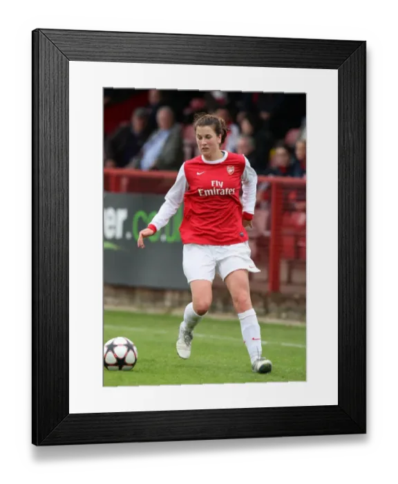 Framed Print : Arsenal's Niamh Fahey Shines in 9-0 UEFA Women's Champions League Victory over ZFK Masinac