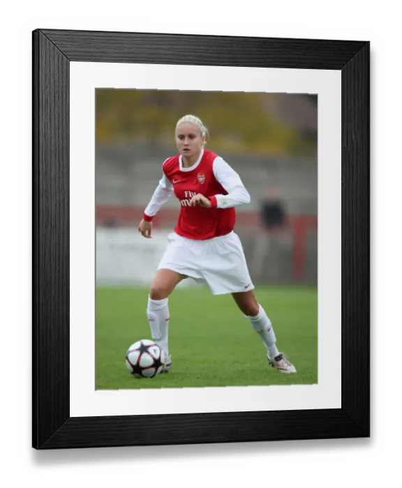 Framed Print : Arsenal's Steph Houghton: 9-0 Victory Over ZFK Masinac in UEFA Women's Champions League Framed Print : Arsenal's Steph Houghton: 9-0 Victory Over ZFK Masinac in UEFA Women's Champions League
