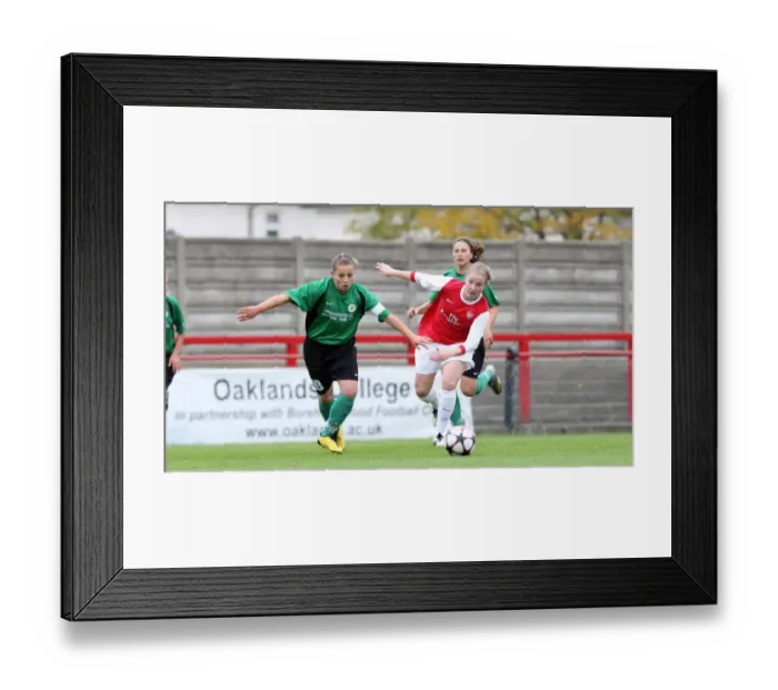 Framed Print : Kim Little (Arsenal) Kristina Krstic (ZFK). Arsenal Ladies 9: 0 ZFK Masinac Framed Print : Kim Little (Arsenal) Kristina Krstic (ZFK). Arsenal Ladies 9: 0 ZFK Masinac