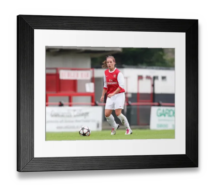 Framed Print : Jordan Nobbs (Arsenal). Arsenal Ladies 9: 0 ZFK Masinac. UEFA Womens Champions League
