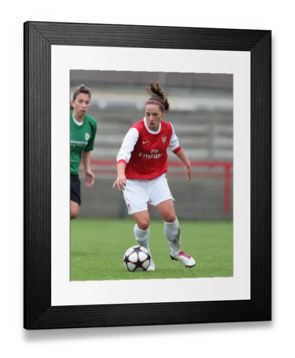 Framed Print : Arsenal's Jordan Nobbs Stars in Historic 9-0 UEFA Women's Champions League Win over ZFK Masinac