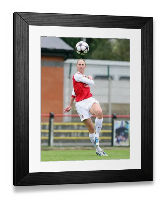 Framed Print : Faye White (Arsenal). Arsenal Ladies 9: 0 ZFK Masinac. UEFA Womens Champions League Framed Print : Faye White (Arsenal). Arsenal Ladies 9: 0 ZFK Masinac. UEFA Womens Champions League