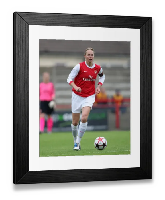 Framed Print : Arsenal's Faye White Leads Arsenal Ladies to Historic 9-0 Victory in UEFA Women's Champions League Framed Print : Arsenal's Faye White Leads Arsenal Ladies to Historic 9-0 Victory in UEFA Women's Champions League