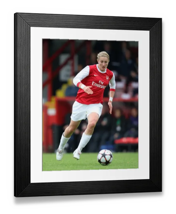 Framed Print : Ellen White (Arsenal). Arsenal Ladies 9: 0 ZFK Masinac. UEFA Womens Champions League