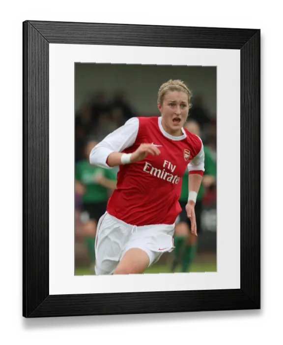 Framed Print : Ellen White's Historic 9-Goal Performance: Arsenal Crushes ZFK Masinac in UEFA Women's Champions League