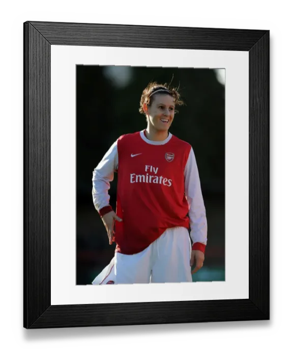 Framed Print : Julie Fleeting (Arsenal). Arsenal Ladies 4: 1 Rayo Vallecano. Womens UEFA Champions League Framed Print : Julie Fleeting (Arsenal). Arsenal Ladies 4: 1 Rayo Vallecano. Womens UEFA Champions League