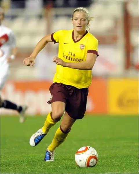 Katie Chapman (Arsenal). Rayo Vallecano 2: 0 Arsenal Ladies. UEFA Champions League