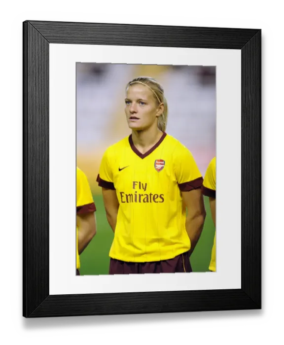 Framed Print : Champions League Triumph: Arsenal Ladies Victory Over Rayo Vallecano Led by Katie Chapman Framed Print : Champions League Triumph: Arsenal Ladies Victory Over Rayo Vallecano Led by Katie Chapman