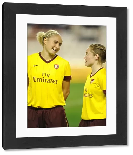 Steph Houghton and Kim Little (Arsenal). Rayo Vallecano 2: 0 Arsenal Ladies