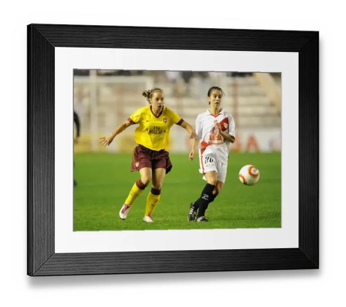 Framed Print : Jordan Nobbs (Arsenal) Cristina Martinez (Rayo). Rayo Vallecano 2: 0 Arsenal Ladies Framed Print : Jordan Nobbs (Arsenal) Cristina Martinez (Rayo). Rayo Vallecano 2: 0 Arsenal Ladies