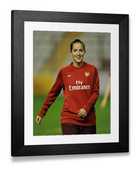 Framed Print : Yvonne Tracy (Arsenal). Rayo Vallecano 2: 0 Arsenal Ladies. UEFA Champions League Framed Print : Yvonne Tracy (Arsenal). Rayo Vallecano 2: 0 Arsenal Ladies. UEFA Champions League