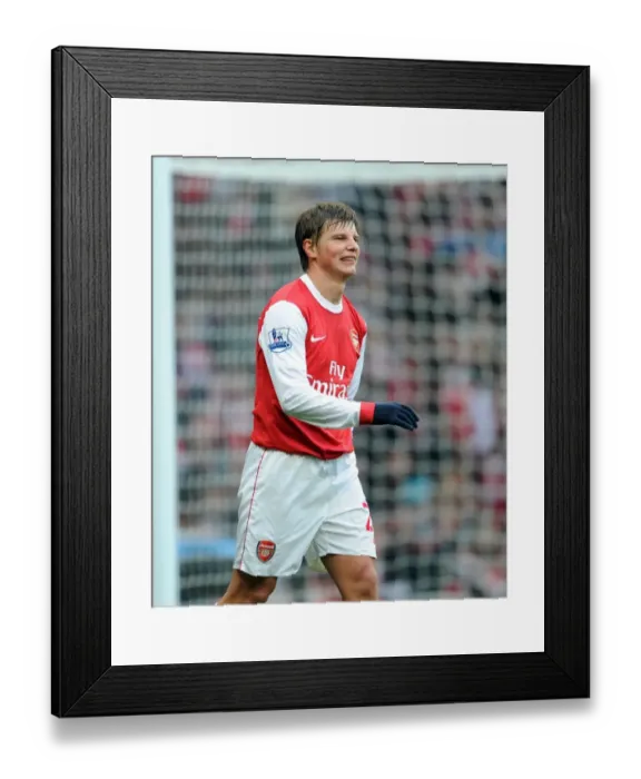 Framed Print : Arsenal's Andrey Arshavin Scores in 2:3 Defeat to Tottenham Hotspur, Barclays Premier League, Emirates Stadium, 2010-11 Framed Print : Arsenal's Andrey Arshavin Scores in 2:3 Defeat to Tottenham Hotspur, Barclays Premier League, Emirates Stadium, 2010-11