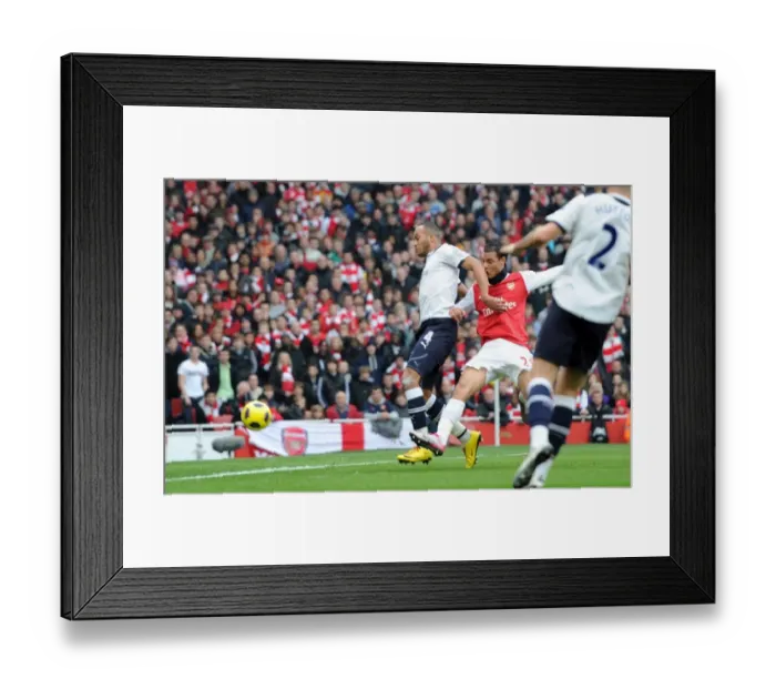 Framed Print : Chamakh Scores Under Pressure: Arsenal's 2-3 Deficit vs. Tottenham, 2010 Framed Print : Chamakh Scores Under Pressure: Arsenal's 2-3 Deficit vs. Tottenham, 2010