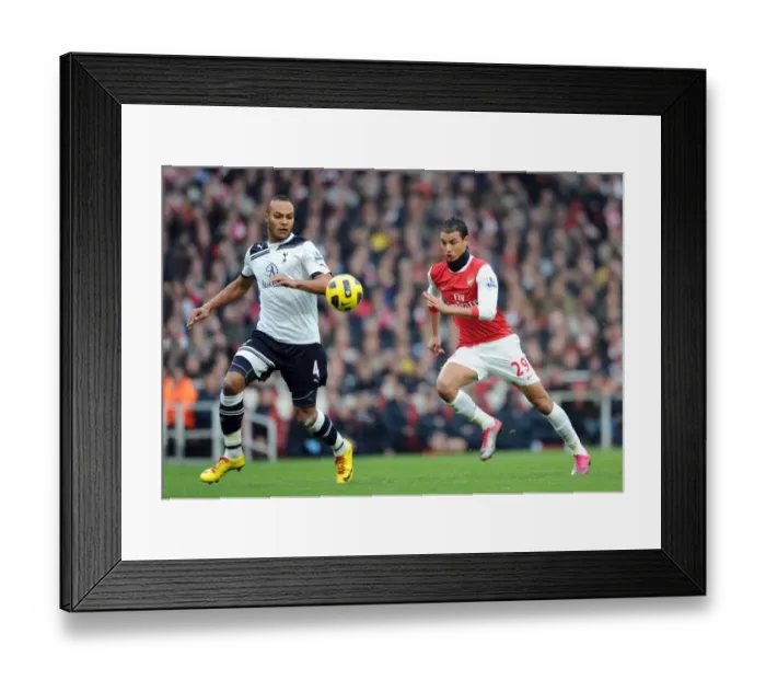 Framed Print : Chamakh vs. Kaboul: Thrilling Rivalry as Tottenham Edges Past Arsenal 3-2 in Premier League Clash at Emirates Stadium Framed Print : Chamakh vs. Kaboul: Thrilling Rivalry as Tottenham Edges Past Arsenal 3-2 in Premier League Clash at Emirates Stadium