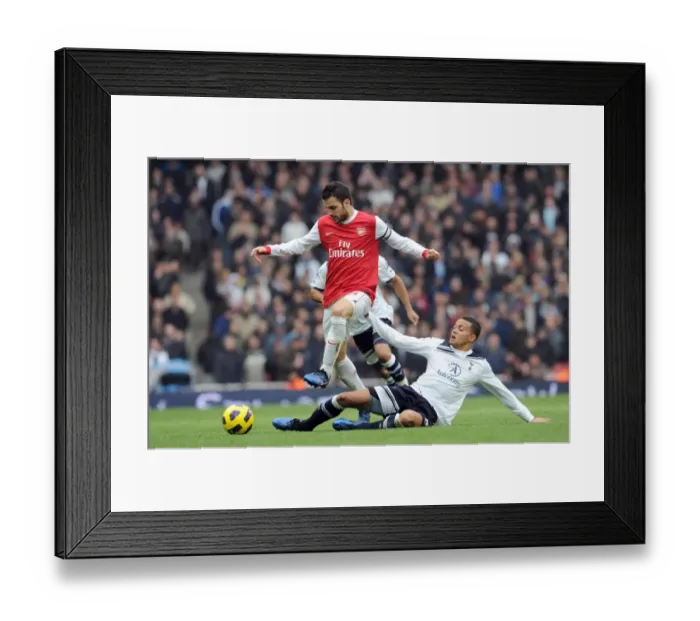 Framed Print : Clash of Rivals: Fabregas vs. Jenas in Arsenal's 2-3 Loss to Tottenham, Barclays Premier League, Emirates Stadium, 2010-11 Framed Print : Clash of Rivals: Fabregas vs. Jenas in Arsenal's 2-3 Loss to Tottenham, Barclays Premier League, Emirates Stadium, 2010-11