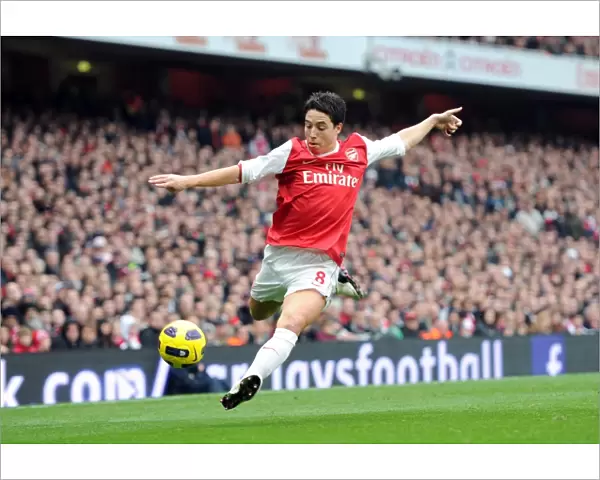 Samir Nasri (Arsenal). Arsenal 2: 3 Tottenham Hotspur. Barclays Premier League