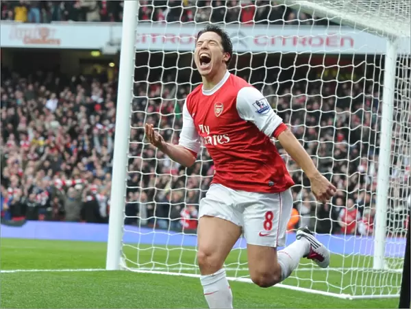 Samir Nasri's Thrilling Goal: Arsenal vs. Tottenham Hotspur in the Premier League (2010-11)