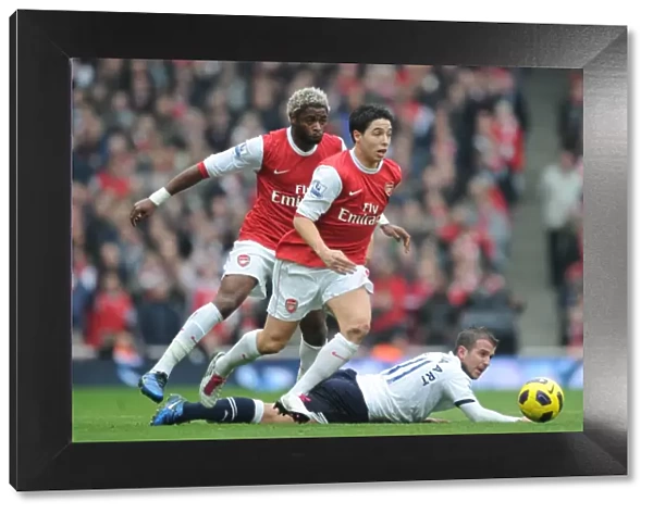 Samir Nasri (Arsenal) Rafeal van der Vaart (Tottenham). Arsenal 2: 3 Tottenham Hotspur
