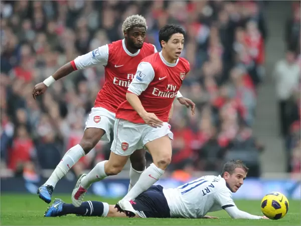 Samir Nasri (Arsenal) Rafeal van der Vaart (Tottenham). Arsenal 2: 3 Tottenham Hotspur