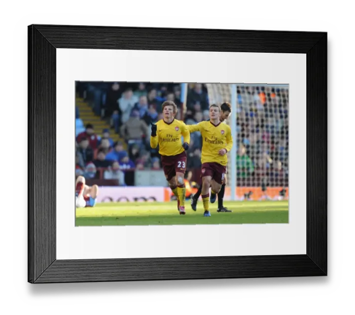 Framed Print : Andrey Arshavin celebrates scoring Arsenals 1st goal with Jack Wilshere Framed Print : Andrey Arshavin celebrates scoring Arsenals 1st goal with Jack Wilshere