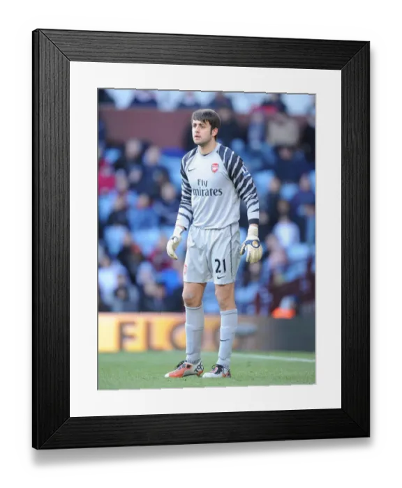 Framed Print : Lukasz Fabianski (Arsenal). Aston Villa 2: 4 Arsenal. Barclays Premier League Framed Print : Lukasz Fabianski (Arsenal). Aston Villa 2: 4 Arsenal. Barclays Premier League