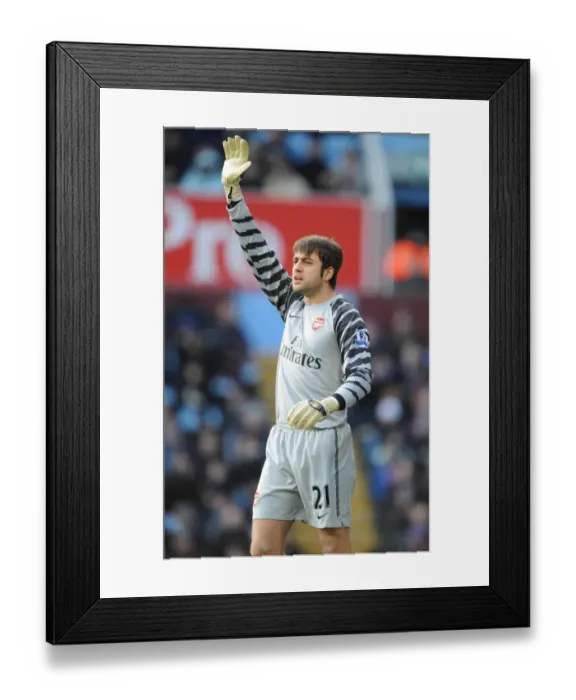 Framed Print : Arsenal's Lukasz Fabianski Stars in 4-2 Barclays Premier League Win Against Aston Villa Framed Print : Arsenal's Lukasz Fabianski Stars in 4-2 Barclays Premier League Win Against Aston Villa