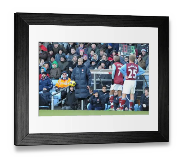 Framed Print : Arsene Wenger Leads Arsenal to Victory: Aston Villa 2-4, Barclays Premier League, 27 / 11 / 10 Framed Print : Arsene Wenger Leads Arsenal to Victory: Aston Villa 2-4, Barclays Premier League, 27 / 11 / 10