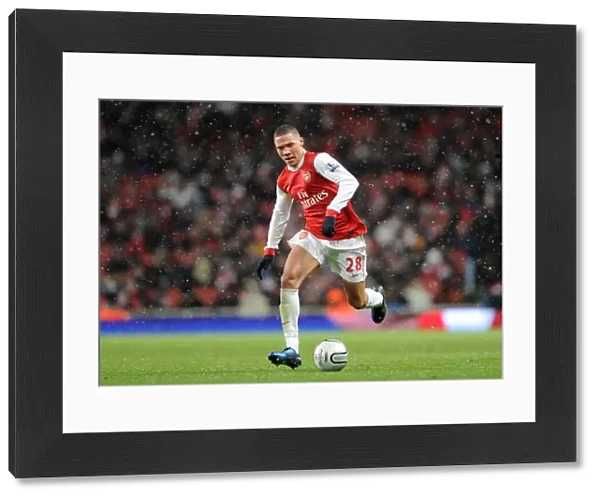 Kieran Gibbs (Arsenal). Arsenal 2: 0 Wigan Athletic. Carling Cup, Quarter Final