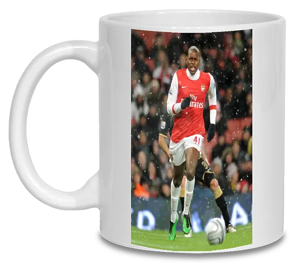 Jay Thomas (Arsenal). Arsenal 2: 0 Wigan Athletic. Carling Cup, Quarter Final