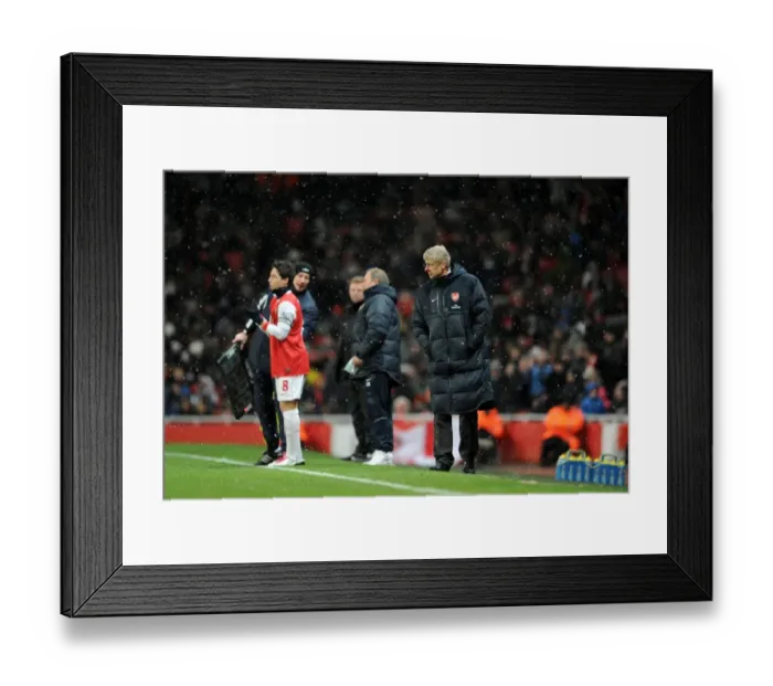 Framed Print : Arsene Wenger the Arsenal Manager. Arsenal 2: 0 Wigan Athletic. Carling Cup, Quarter Final Framed Print : Arsene Wenger the Arsenal Manager. Arsenal 2: 0 Wigan Athletic. Carling Cup, Quarter Final