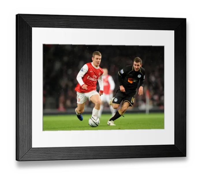 Framed Print : Arsenal's Quarterfinals Triumph: Jack Wilshere's Dominance over James McCarthy (30 / 11 / 10)