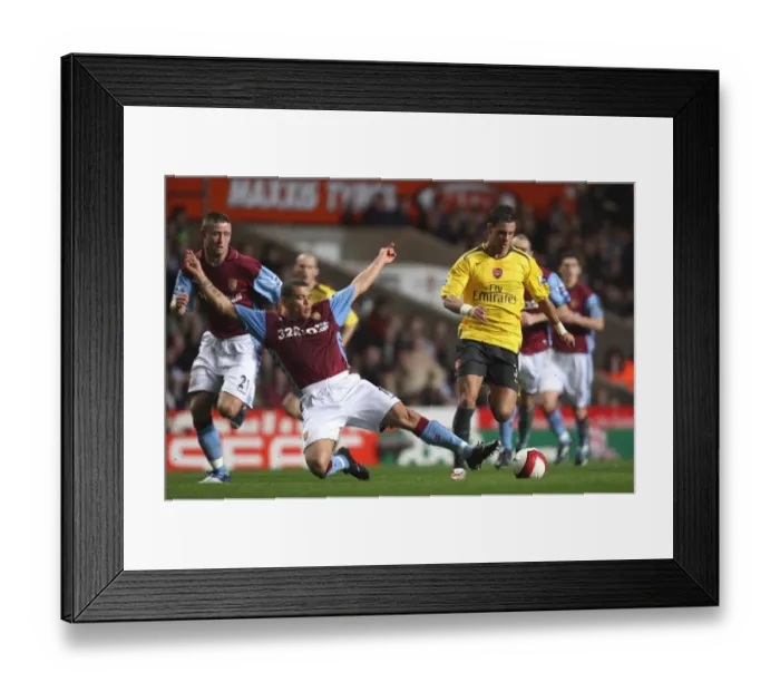 Framed Print : Aliadiere and Bouma Clash: Arsenal's 1-0 Victory Over Aston Villa, March 2007 Framed Print : Aliadiere and Bouma Clash: Arsenal's 1-0 Victory Over Aston Villa, March 2007
