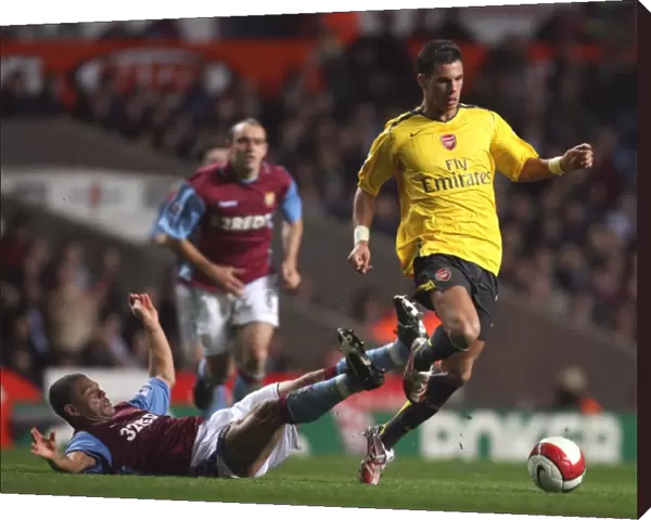 Jeremie Aliadiere (Arsenal) Wilfred Bouma (Aston Villa)