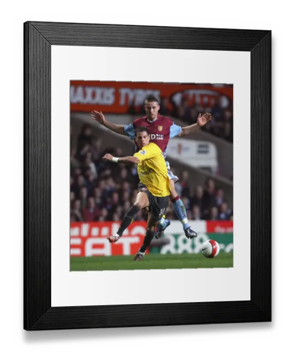 Framed Print : Jeremie Aliadiere (Arsenal) Gary Cahill (Aston Villa) Framed Print : Jeremie Aliadiere (Arsenal) Gary Cahill (Aston Villa)