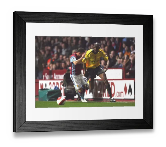Framed Print : Abu Diaby vs. Phil Bardsley: Arsenal's Win at Aston Villa, March 14, 2007 Framed Print : Abu Diaby vs. Phil Bardsley: Arsenal's Win at Aston Villa, March 14, 2007