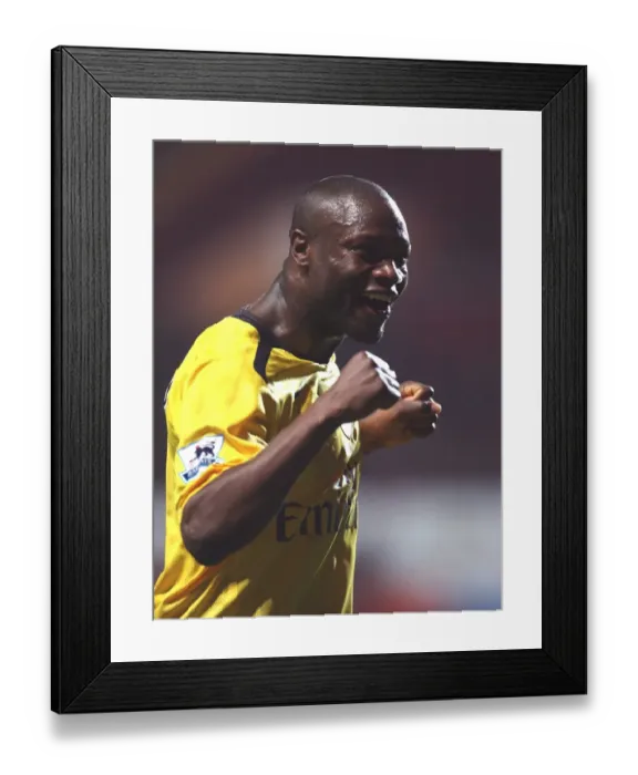 Framed Print : William Gallas: Arsenal Victory Celebration at Villa Park, 2007 Framed Print : William Gallas: Arsenal Victory Celebration at Villa Park, 2007