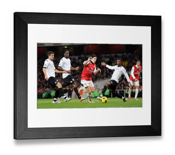 Framed Print : Samir Nasri's Thrilling Run and Goal vs. Fulham: Arsenal's 2-1 Victory in the Premier League Framed Print : Samir Nasri's Thrilling Run and Goal vs. Fulham: Arsenal's 2-1 Victory in the Premier League