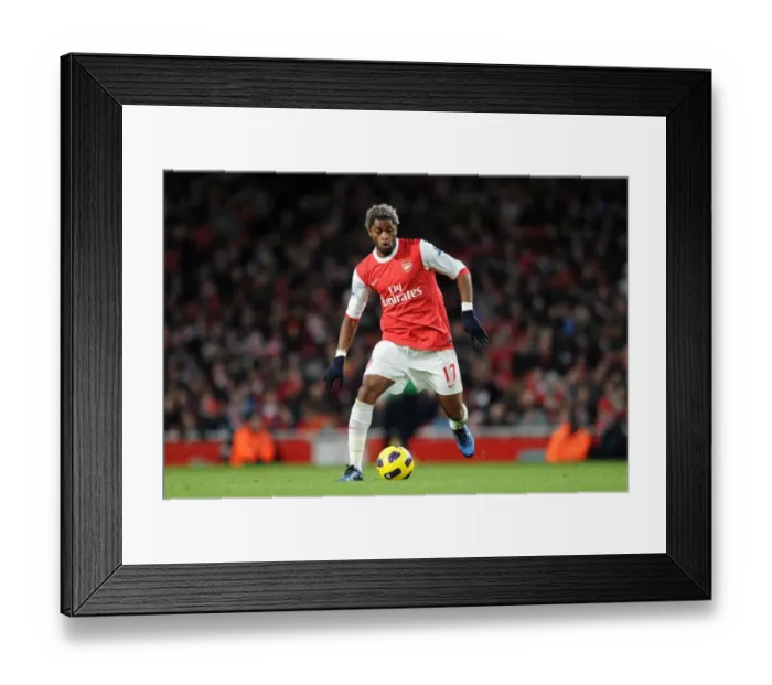 Framed Print : Alex Song (Arsenal). Arsenal 2: 1 Fulham. Barclays Premier League. Emirates Stadium Framed Print : Alex Song (Arsenal). Arsenal 2: 1 Fulham. Barclays Premier League. Emirates Stadium