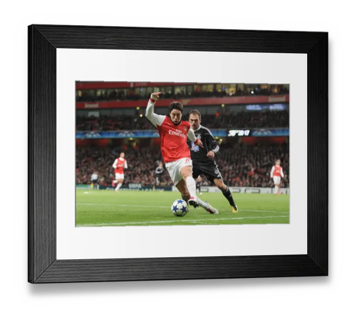 Framed Print : Samir Nasri (Arsenal) Aleksandar Lazevski (Partizan). Arsenal 3: 1 Partizan Belgrade Framed Print : Samir Nasri (Arsenal) Aleksandar Lazevski (Partizan). Arsenal 3: 1 Partizan Belgrade