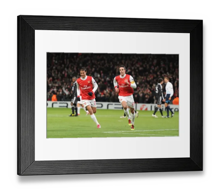 Framed Print : Robin van Persie's Penalty Goal: Arsenal's First in Champions League Victory Over Partizan Belgrade (8 / 12 / 2010) Framed Print : Robin van Persie's Penalty Goal: Arsenal's First in Champions League Victory Over Partizan Belgrade (8 / 12 / 2010)