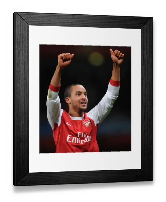 Framed Print : Theo Walcott's Brace: Arsenal's Triumph over Partizan Belgrade in the Champions League (3-1) Framed Print : Theo Walcott's Brace: Arsenal's Triumph over Partizan Belgrade in the Champions League (3-1)