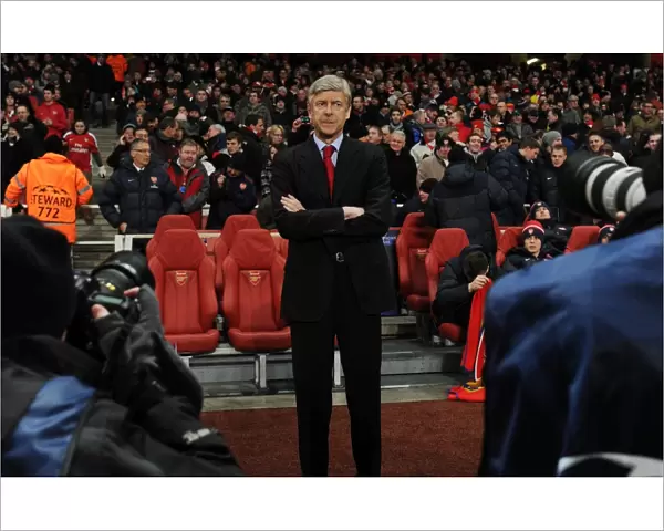 Arsenal manager Arsene Wenger. Arsenal 3: 1 Partizan Belgrade, UEFA Champions League