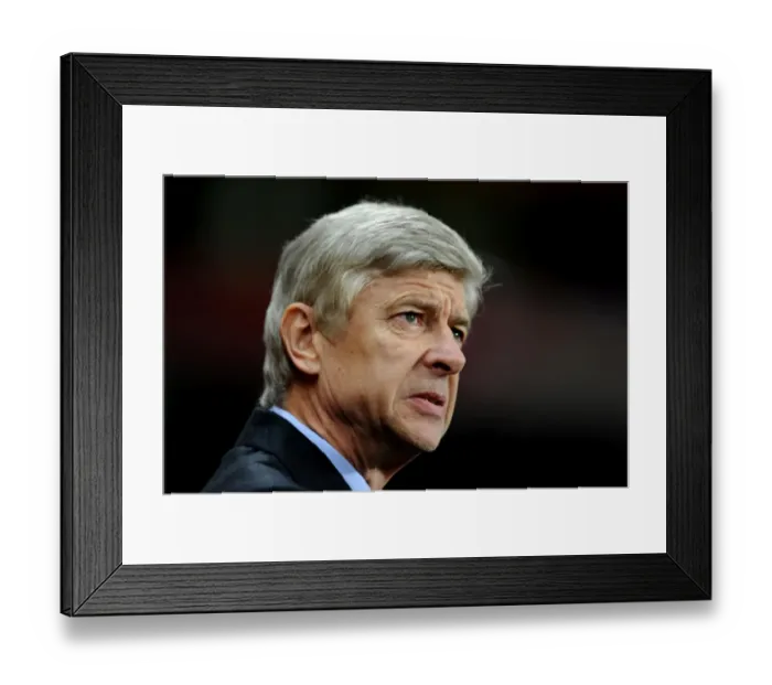 Framed Print : Arsene Wenger's Triumph: Arsenal's 3-1 Victory over Partizan Belgrade in the UEFA Champions League