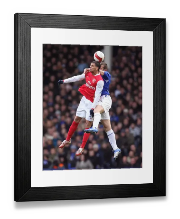 Framed Print : Jeremie Aliadiere (Arsenal) Alan Stubbs (Everton)