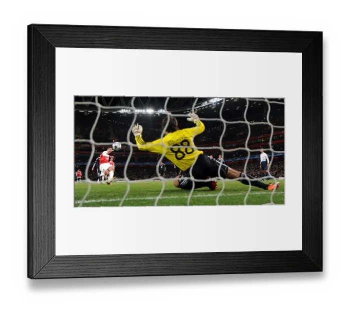 Framed Print : Robin van Persie scores Arsenals 1st goal from the penalty spot. Arsenal 3 Framed Print : Robin van Persie scores Arsenals 1st goal from the penalty spot. Arsenal 3