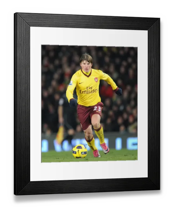 Framed Print : Andrey Arshavin (Arsenal). Manchester United 1: 0 Arsenal, Barclays Premier League Framed Print : Andrey Arshavin (Arsenal). Manchester United 1: 0 Arsenal, Barclays Premier League