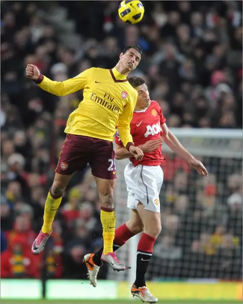 Marouane Chamakh (Arsenal) Michael Carrick (Man United). Manchester United 1: 0 Arsenal